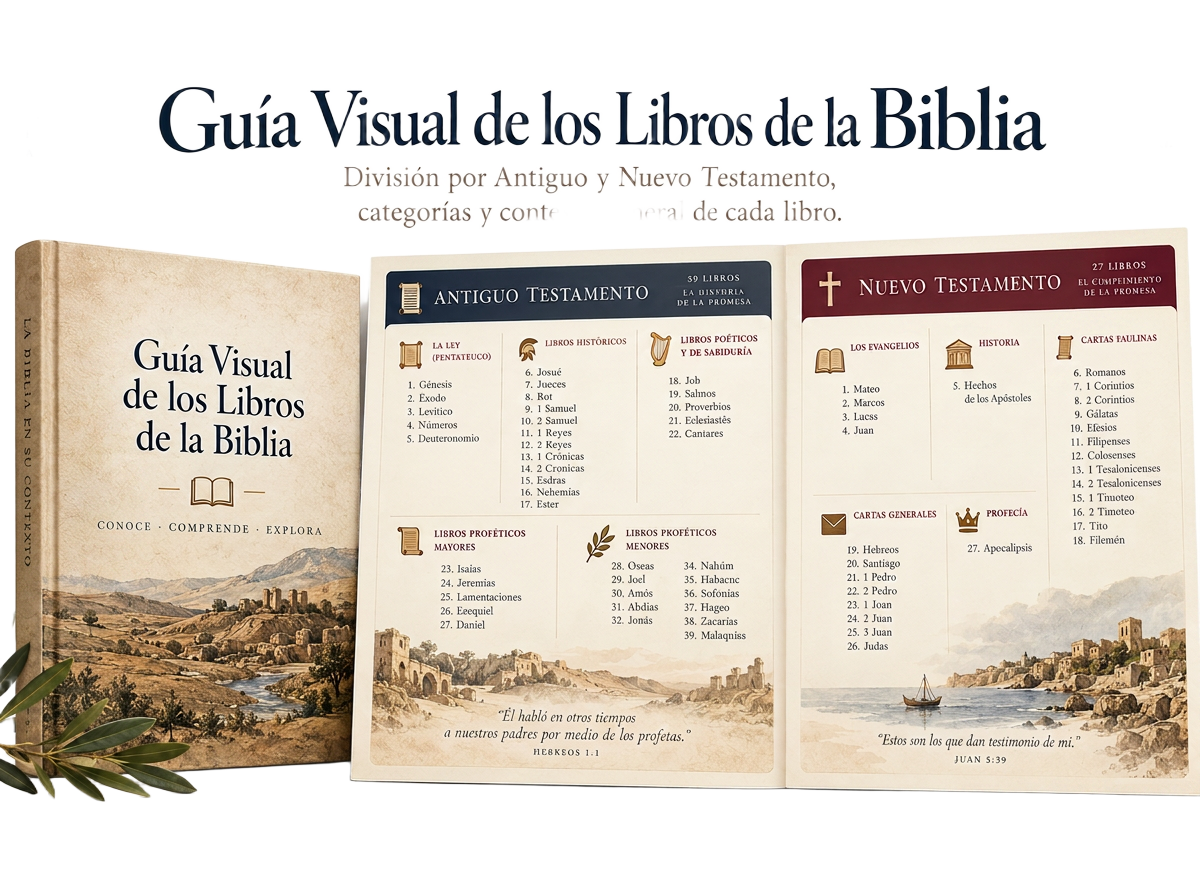 Guía Visual de los Libros de la Biblia